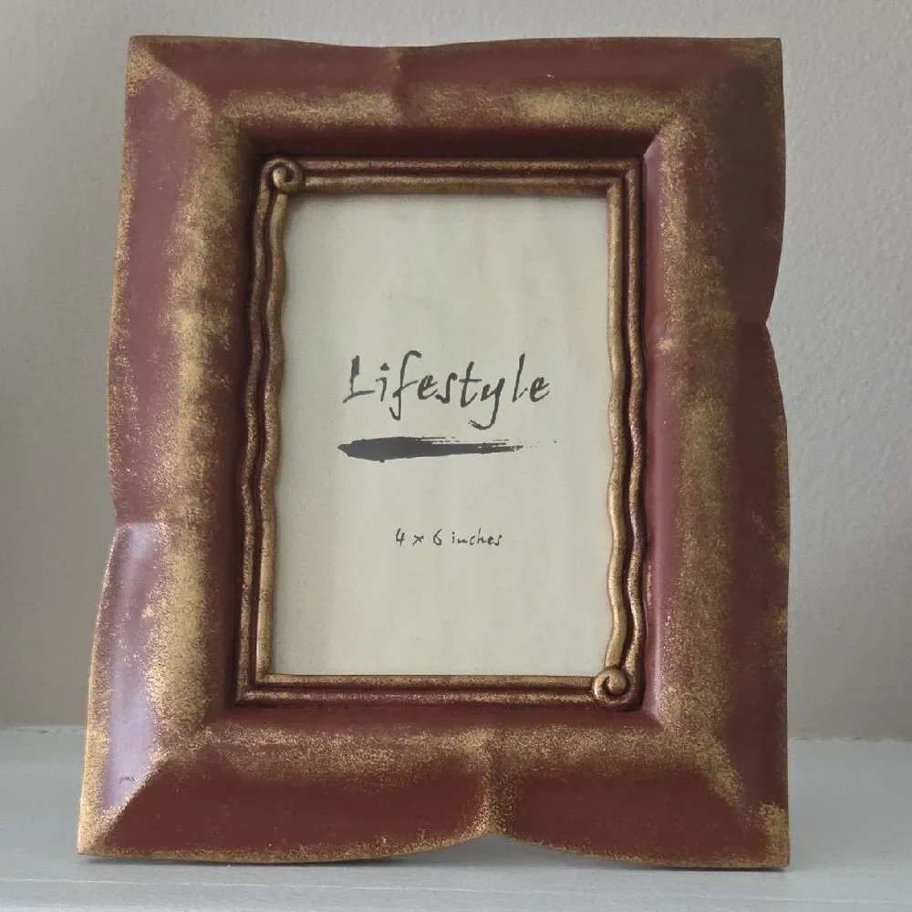 Brown and Gold Picture Frame